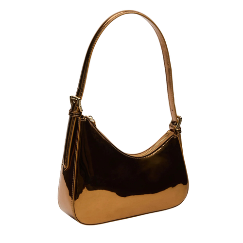 The Handbag Den Bronze Asymmetrical Shoulder Bag for Women