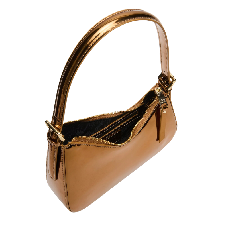 The Handbag Den Bronze Asymmetrical Shoulder Bag for Women