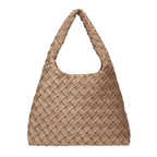 The Handbag Den Taupe Shoulder Bag for Women