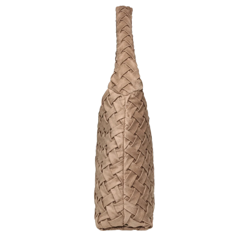 The Handbag Den Taupe Shoulder Bag for Women